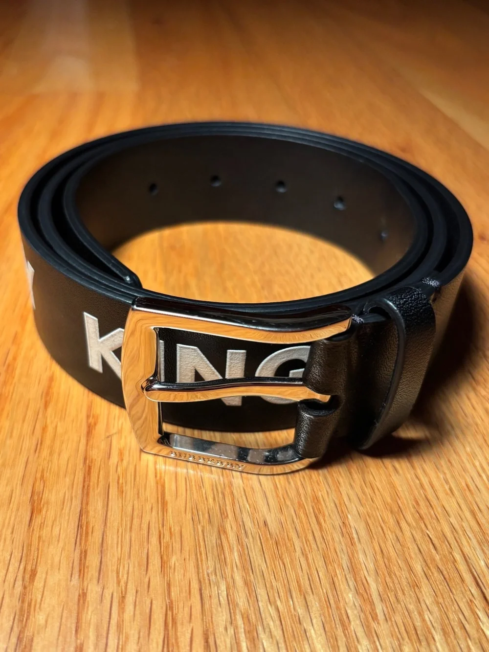 Burberry Kingdom Leather Belt